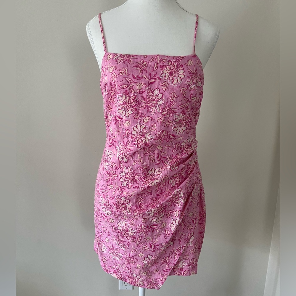 Zara Pink Floral Dress